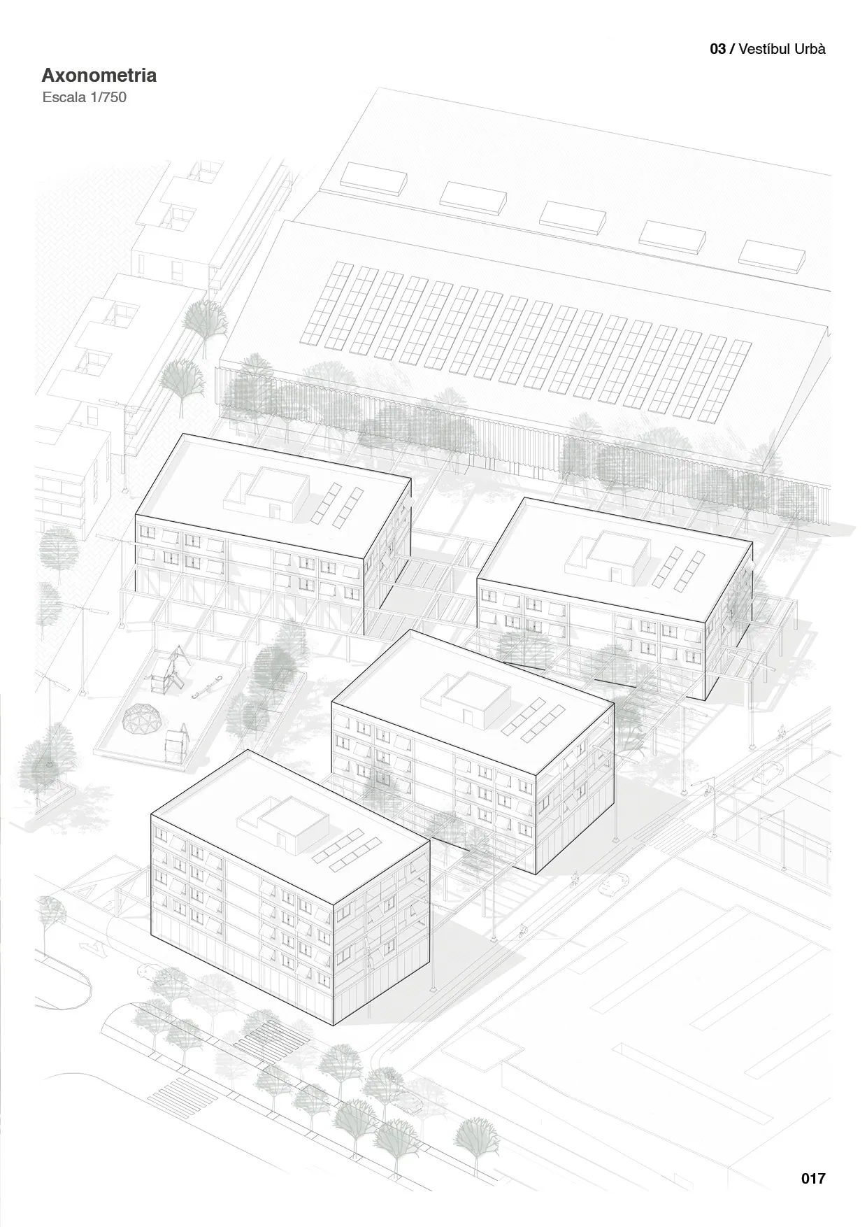 Joan Artero - Vestíbul Urbà - Previsualització connexió urbana i habitatges