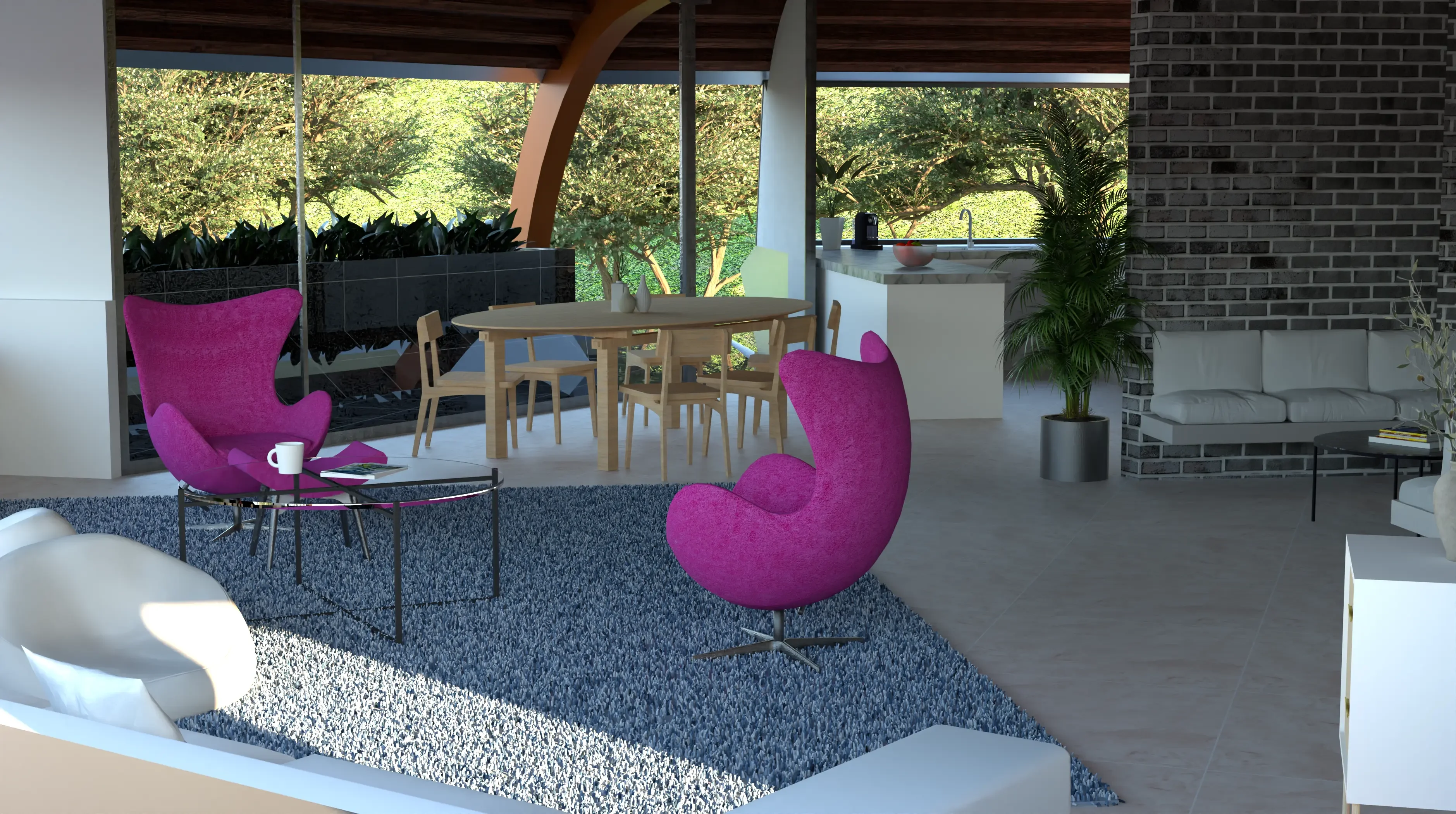 Joan Artero - Chemosphere - Vista interior renderitzada