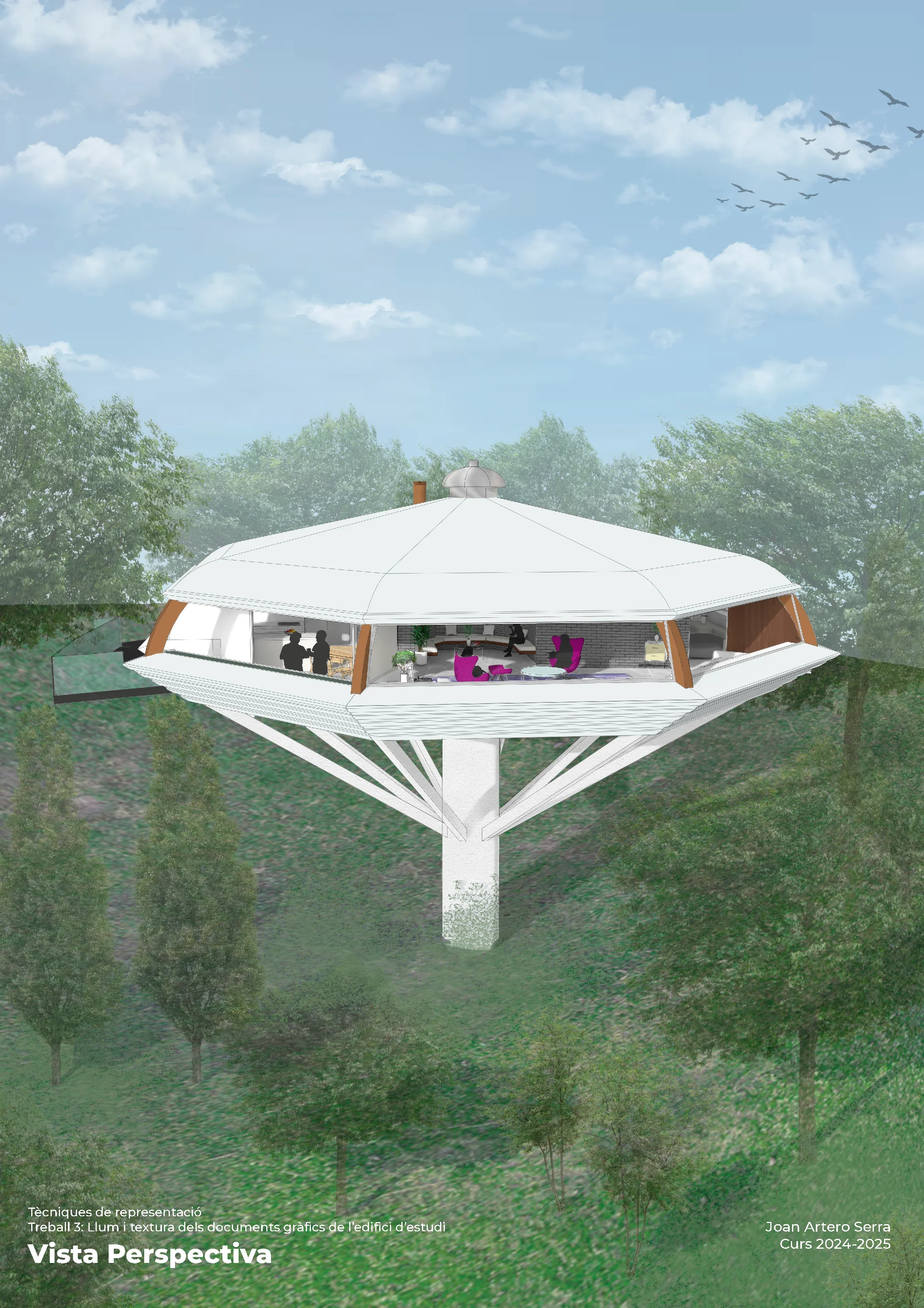 Joan Artero - Chemosphere - Vista exterior texturitzada