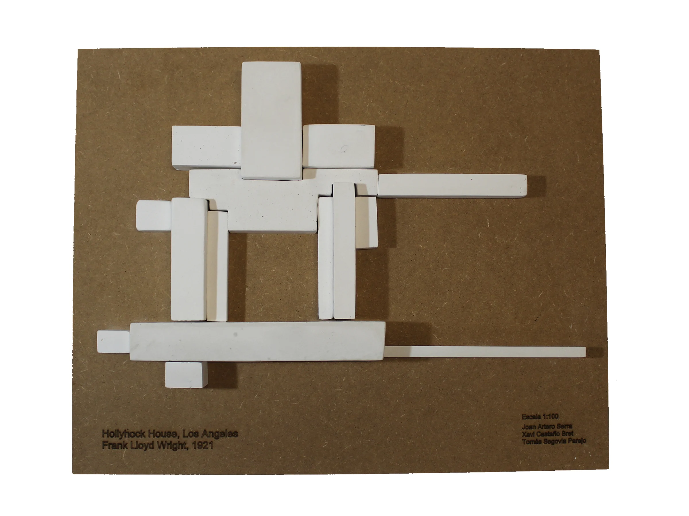 Joan Artero - Hollyhock House - Vista superior